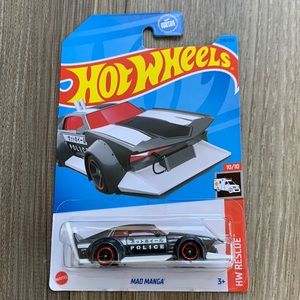 Hot Wheels Car Police MAD MANGA HW Rescue Emergency Cop Vehicle  Hotwheels New